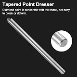 sourcing map 2pcs Diamond Dressers 9.5mm x 152mm Tapered Point Grinding Wheel view 4