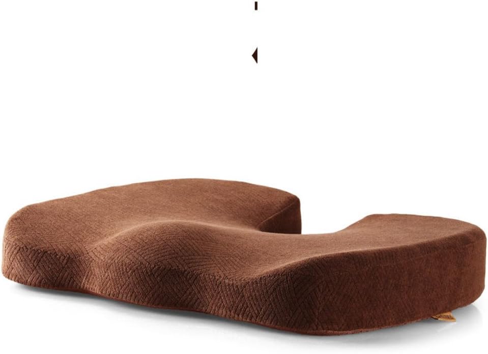KSIEFBNFDF U-seat cushion Protect waist Spine Butterfly shape Design For Reduction of waist Tailbone Sciatic nerve Pain Cosmetic hips Have coats Zipper design-A 45x35x7cm(18x14x3inch)
