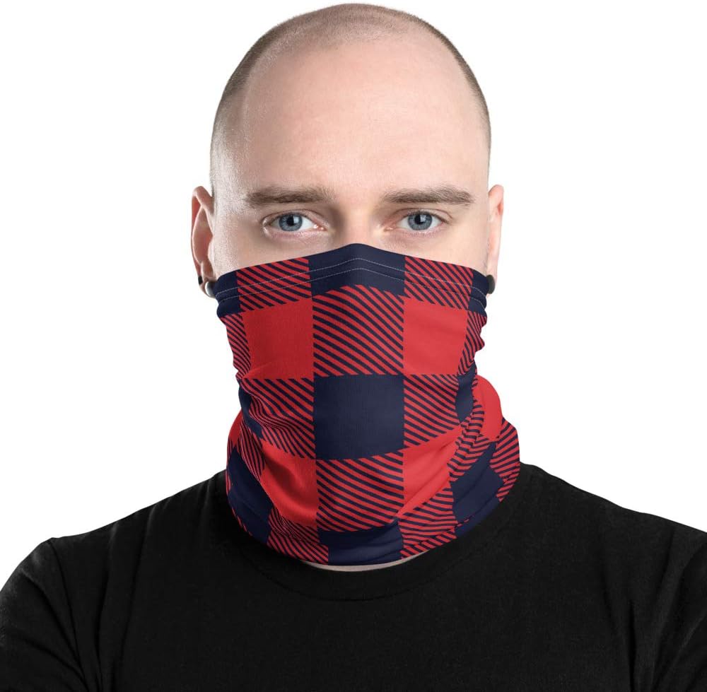 Neck Gaiter Red Lumberjack plaid Generic Ropa