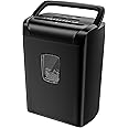Bonsaii 12-Sheet Paper Shredder for Home Office Use, 10-Minute Cross Cut Shredder with 5.5 Gallons Bin, P-4 High Security Heavy Duty Office Shredder Shred CD/Credit Card(C243-A)