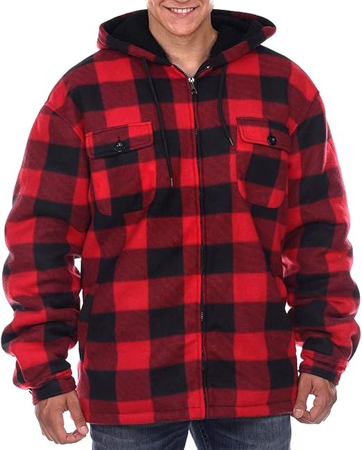 flannel winter jacket