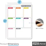 The Magnet Shop TMS A4 Magnetic Weekly Planner with Dry Erase Marker Pen view 2