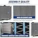 CU2195 Radiator Replacement for Isuzu Rodeo Amigo Honda Passport 1998 1999 2000 2001 2002 2003 2004 3.2L V6