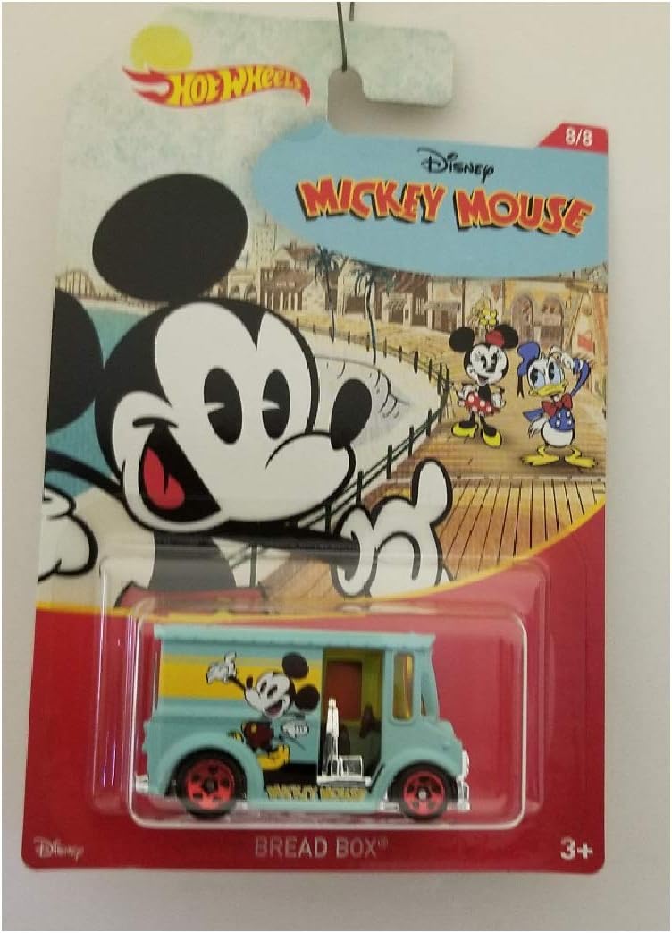 hot wheels mickey mouse bread box