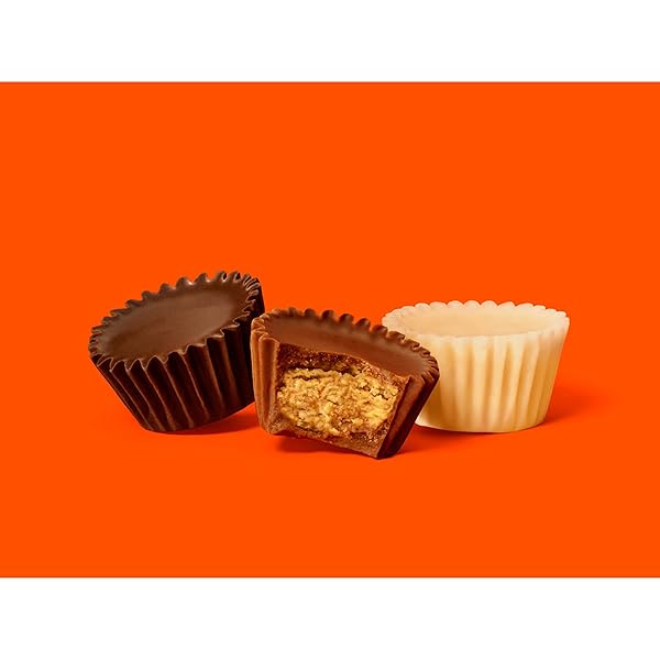 REESE’S MINIATURES ASSORTED FLAVORED PEANUT BUTTER CUPS, CANDY PARTY PACK, 32.1 OZ