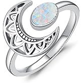 YYmqmq Cute Animals Ring 925 Sterling Silver Adjustable Ring Boho Jewelry Gifts for Women Men