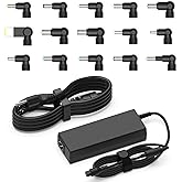 Hafiuege 90W Universal Portable Laptop Charger,18.5V 19V 19.5V 20v Laptop Power Cord Adapter Charger Compatible with Lenovo H