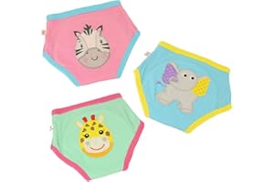 Zoocchini Organic Cotton Potty Training Underwear for Toddlers & Infants – Soft & Absorbent, Reusable Underwear for Boys & Gi