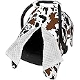 Cow Print Skin Baby Stuff Car Seat Canopy Cover Multi Use Nursing Cover for Newborn Carseat Canopy Mom Nursing Breastfeeding Covers Newborn Shower Gift