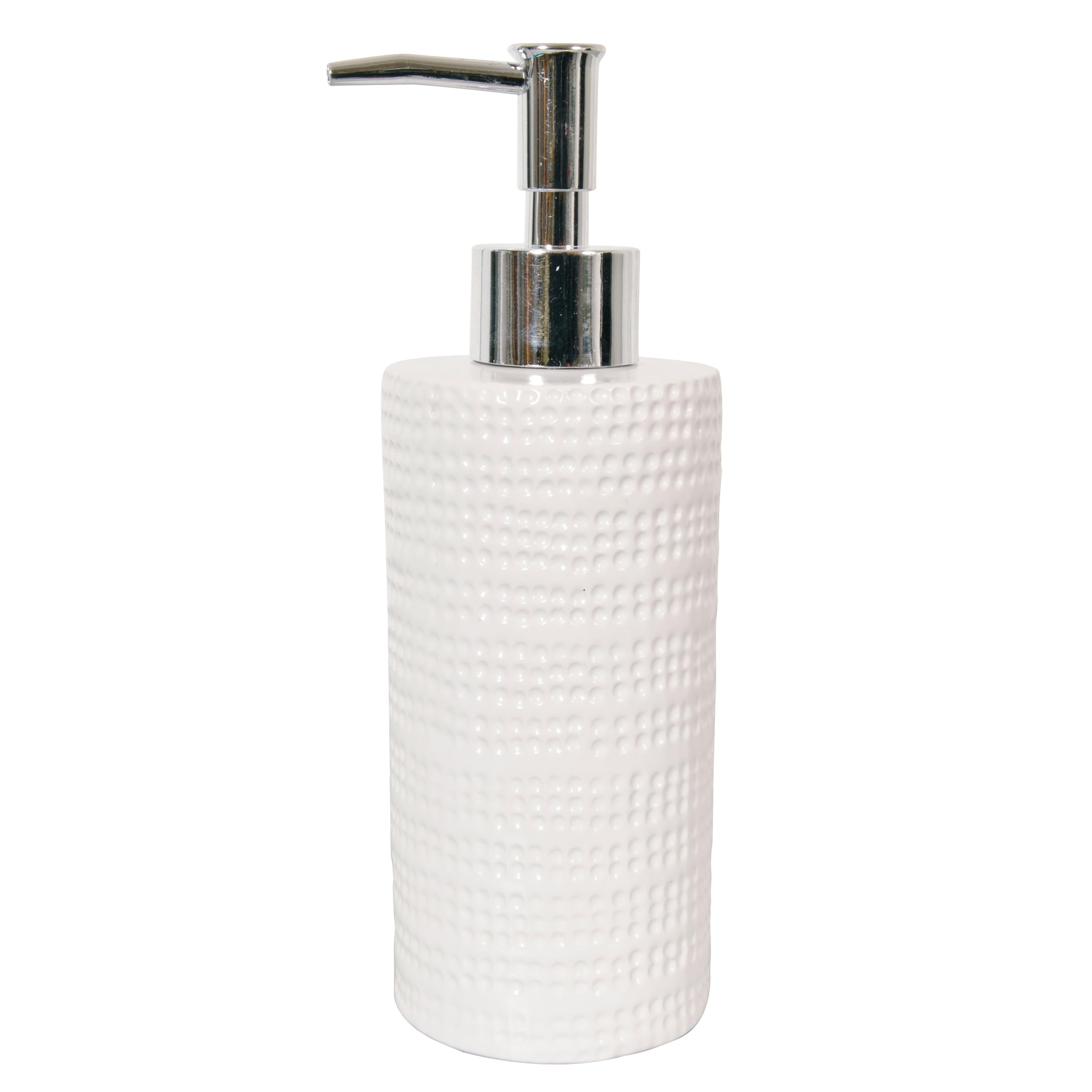 Spirella 40.07033 Venise Soap Dispenser Dolomite White 7 x 7 x 20 cm