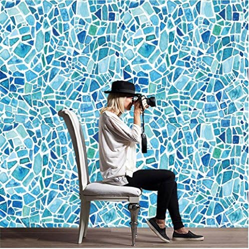 Spritumn Creative Home Décor Self-Adhesive Tile-Like Sticker for Living Room Kitchen Bathroom Wall Floor Decorative Decals Vinyl 7.87 * 196.85 in (B)