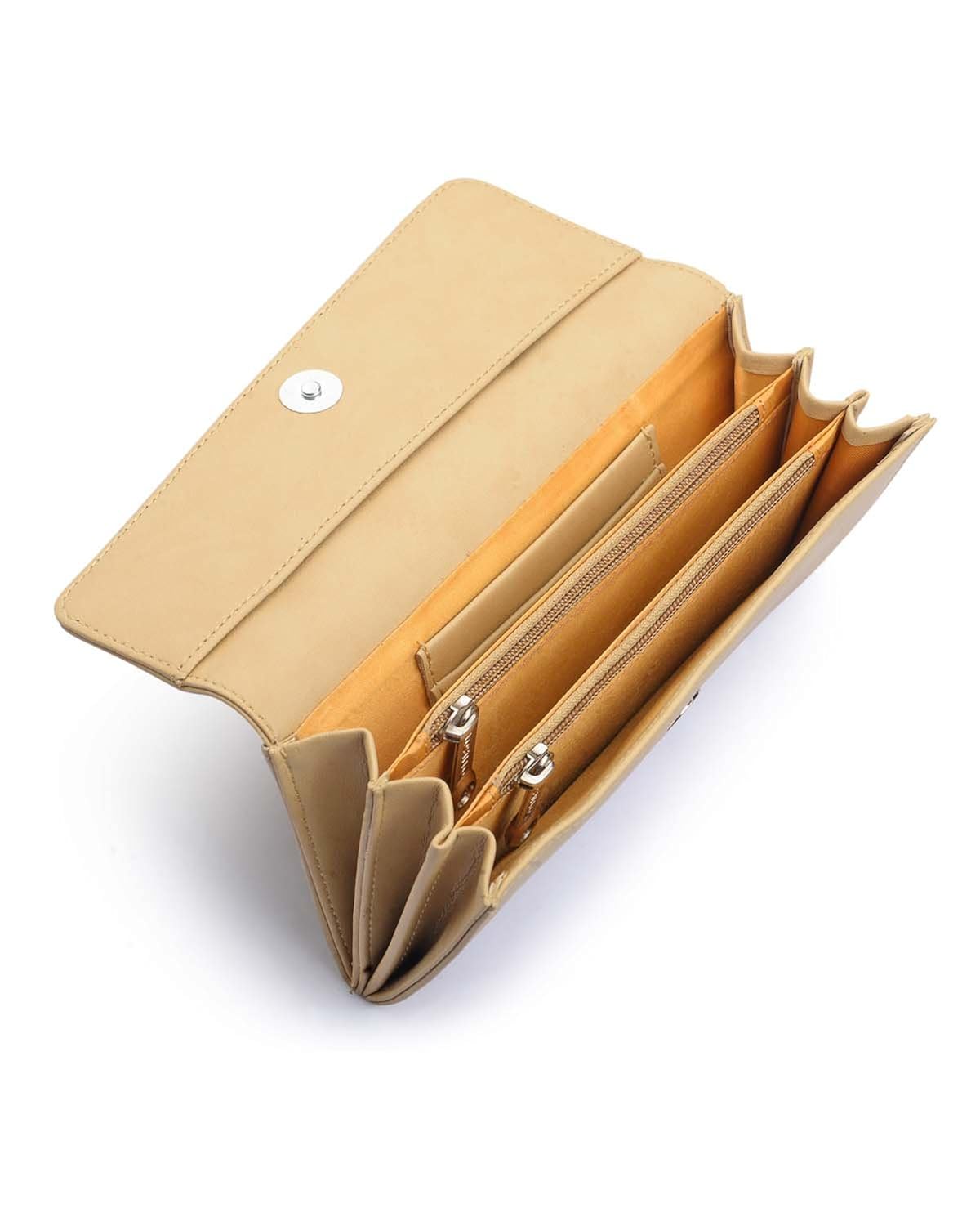 fostelo bow women's clutch (beige) ()