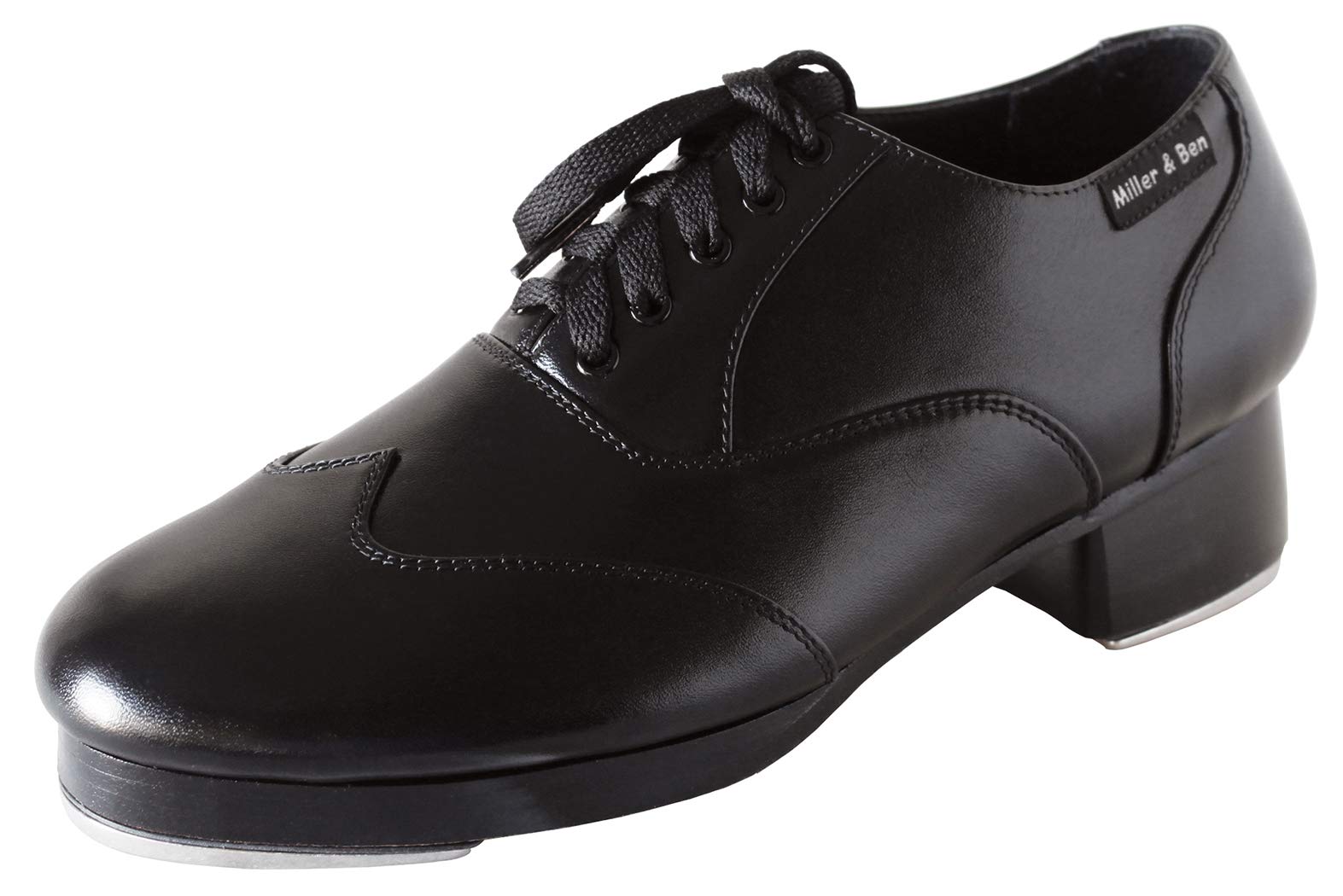 Miller Ben Tap Shoes, Triple Threat, All Black Professional Tap