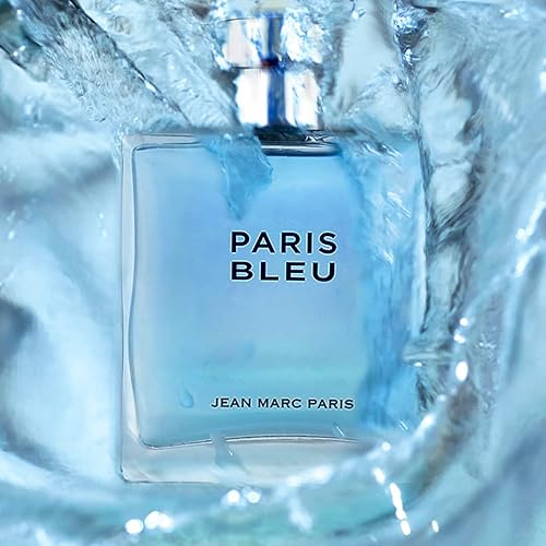 Jean Marc Paris Paris Bleu Homme Eau de Toilette Spray, blue,  Men's Cologne, Fresh Cologne, Notes