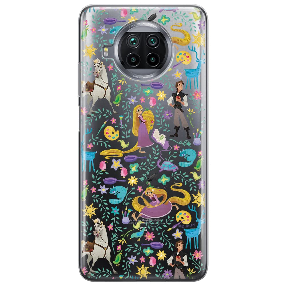 ERT GROUP mobile phone case for Xiaomi MI 10T LITE/REDMI NOTE 9 PRO 5G original and officially Licensed Disney pattern Tangled 001 adapted to the shape of the mobile phone, partially transparent