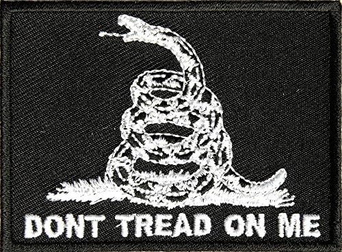Don't Tread On Me Patch (3 X 2 Inch) $4.95 with FREE FREIGHT from San Diego Leather