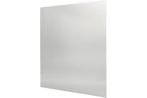 GYHCHJDZ 6061 Aluminum Sheet, 5 x 5 x 1/4 Inches Thickness, Flat Plain Plate Panel Aluminum Sheet, Heavy Duty Metal Aluminum Sheet Plate 6mm