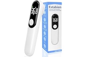 Digital Infrared Thermometer for Adults and Kids with Fever Alarm, Large LED Digits, High Accuracy, 1s Fast Result Accurate R