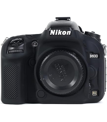 EasyCover Étui Silicone Protection Nikon D5500 D5600 - Housse Camera Noire