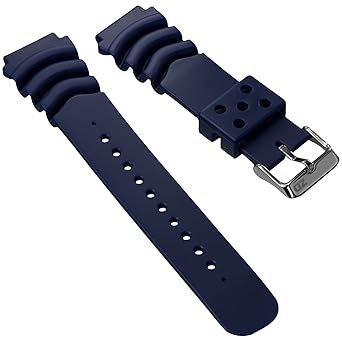 Taucheruhrenarmband bei ZULUDIVER® für Seiko Z22 Monster, Blau, 22mm