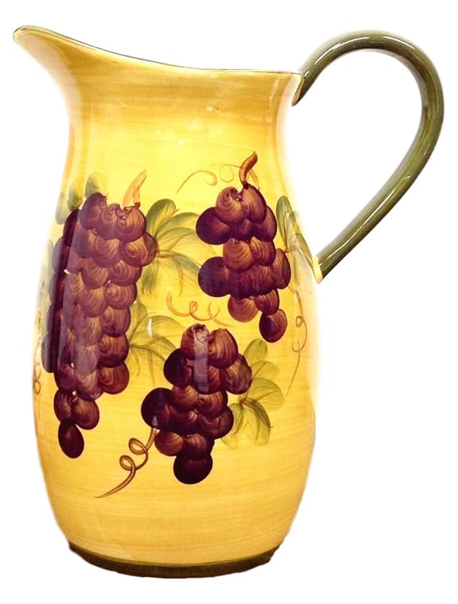 Tuscany Grape Pitcher Carafes & Pitchers