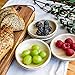 Naturally Chic Palm Leaf Bowls for Rabbits - 4 Inch Untreated Palm Leaf Mini Plates for Bunny, Chewable Treat Dish for Rabbits & Bunnies - 25 Pack Small Bamboo Like Plates
