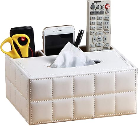Amazon ティッシュボックス ティッシュケース ティッシュカバー リモコンラック 卓上収納ケース 収納ボックス 卓上 Elrin レザー 白 ティッシュケース ホルダー オンライン通販 Amazon ティッシュボックス ティッシュケース ティッシュカバー リモコンラック 卓上収納ケース 収納ボックス 卓上 Elrin レザー 白 ティッシュケース ホルダー オンライン通販