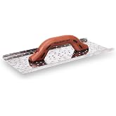 MARSHALLTOWN EIFS Sanding Rasp, 14 x 6 Inch, Stainless, Assembled in USA | Pierced Teeth Remove Foam on EIFS Projects, DuraSoft Handle, Wall Insulation Finishing, RR614