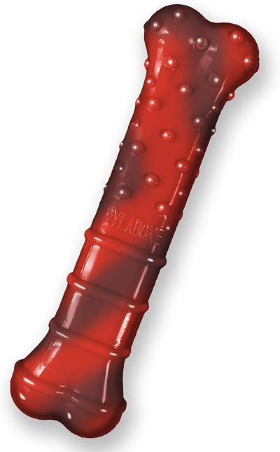 Nylabone Extreme Tough Dog Chew Toy Bone Medium 16 kg Flavour