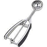 MIU France Stainless Steel No.30 Portion Scoop with Soft Grip Handle, 1-Ounce