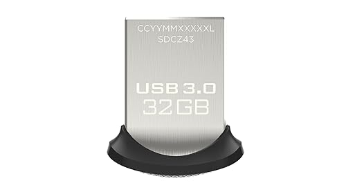 SanDisk Ultra Fit 32 GB USB Flash Drive USB 3.0 up to 150 MB/s