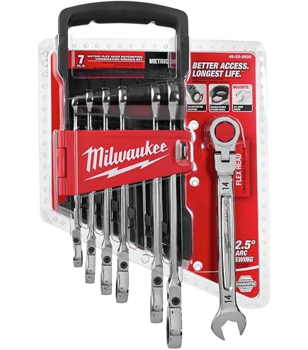 Milwaukee 932464993 Max Bite Ratcheting Metric Combination Spanner