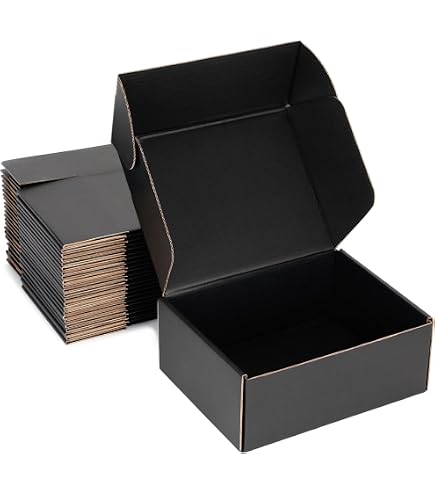 25 Pack Of 9x6x3 Inch Corrugated Cardboard Boxes - For Shipping, Moving & Storage
