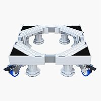 CarolynDesign 2021New Washing Machine Pedestal Stand, Multifunctional Movable Adjustable Base with 4x2 Locking Swivel…