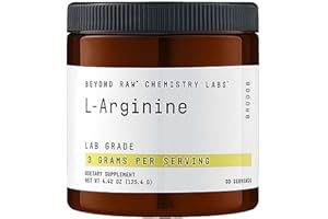 BEYOND RAW Chemistry Labs L-Arginine Powder, Fuels Exercise and Supports Recovery, 30 Servings