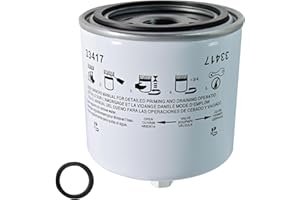 USUCRRE 33417 Fuel Water Separator Filter Compatible with Ford F-250, F-350, Econoline Club Wagon, F-59 Commercial Stripped Chassis, for International Harvester 1452SC, 4600UH, S1654LP, Truck Fuel Filter