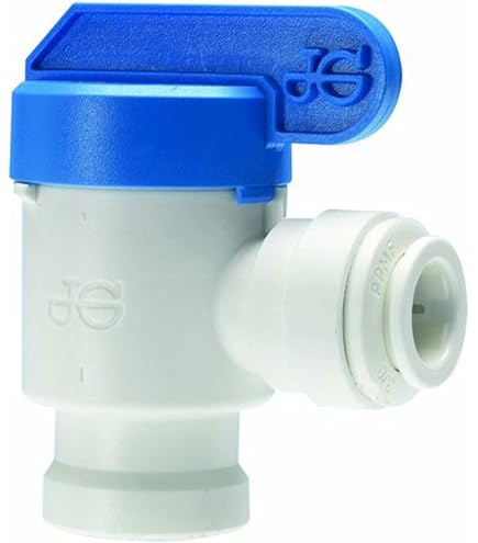 John Guest PPSV010822W Male Valve, 1/4