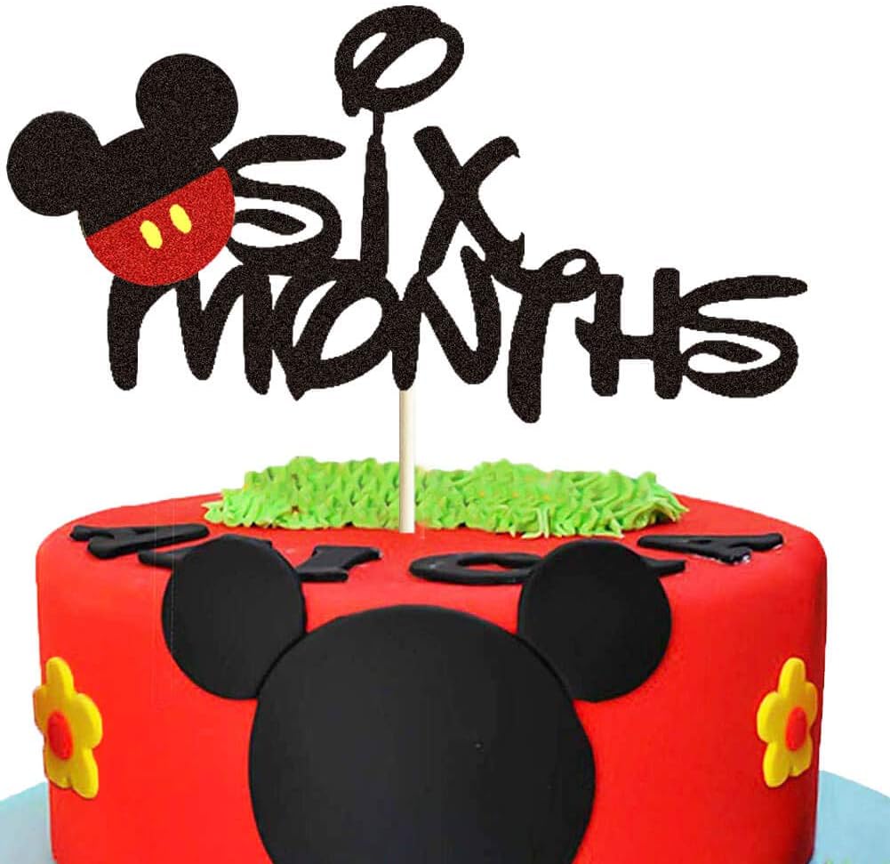 Amazoncom Mickey Six Months Cake Topper Mickey 1 2 Year Birthday Cake Decor 6 Months Pregnant One Half Year Birthday Baby Shower Party Cake Supplies Decorations Toys Games Amazoncom Mickey Six Months Cake Topper Mickey 1 2 Year Birthday Cake Decor 6 Months Pregnant One Half Year Birthday Baby Shower Party Cake Supplies Decorations Toys Games