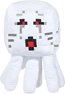 Amazon Com Jay Franco Minecraft Ghast Plush Stuffed Pillow Buddy Super Soft Polyester Microfiber 15 Inches Official Minecraft Product Toys Games