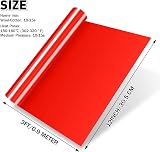 Artcut Heat Transfer Vinyl 12IN x 3FT Red for Fabric Easy Cut HTV view 5