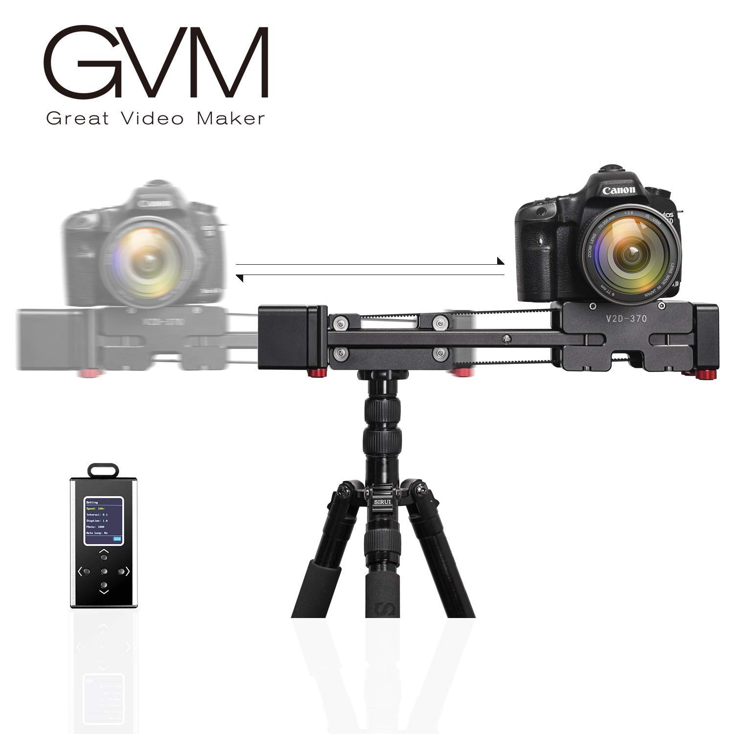 GVM Camera Slider Track Dolly Sliders Track System with Amazon.co.uk