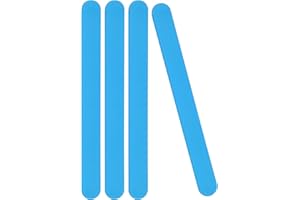 HANWER Silicone Stir Sticks, 4 Pcs Reusable Silicone Mixing Sticks for Resin, Epoxy, Liquid, Paint, Popsicle Stirring Tool for DIY Crafts