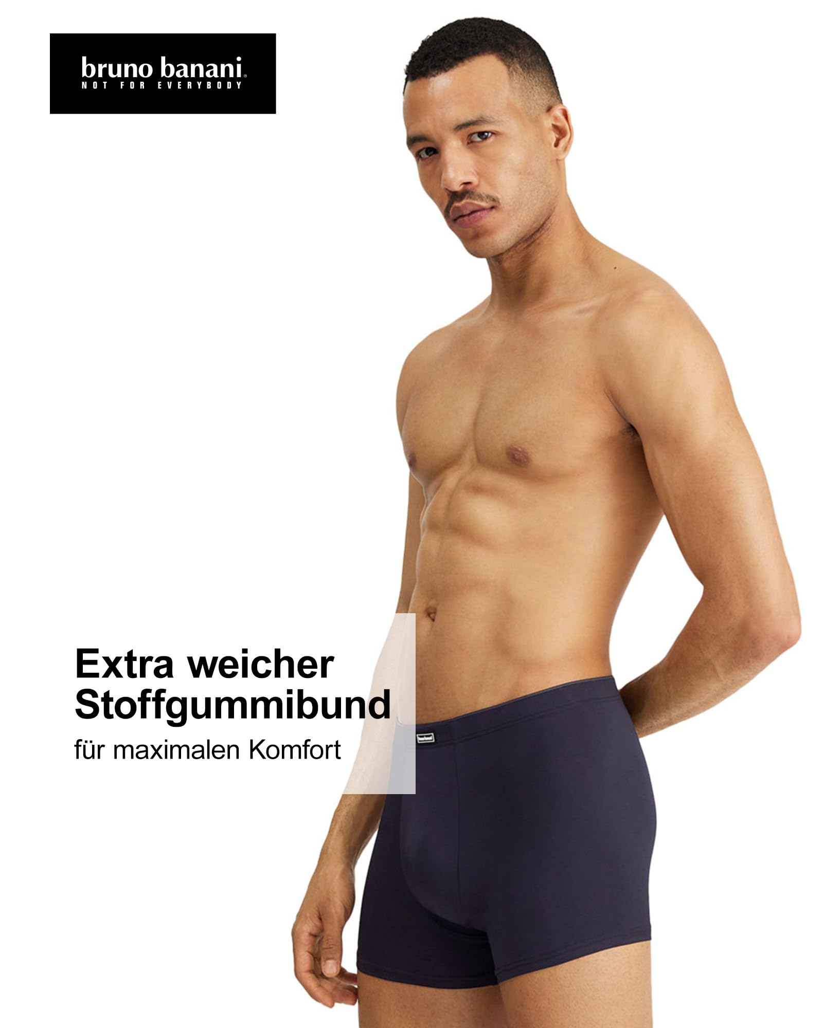 bruno banani Shorts Soft Micro - 3er Set - Herren Boxershorts eng anliegend ohne störende Nähte - Normale Bundhöhe - Atmungsaktiv 3
