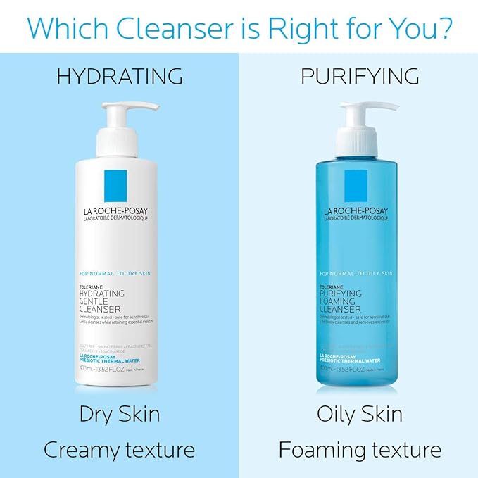 toleriane purifying foaming face wash for oily skin