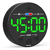 Large LED Digital Timer, Magnetic Countdown Loud