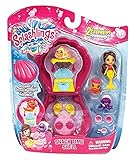 Splashlings Mermaid Shell Time Playsets - Travel Shell Set Includes 2 Exclusive, Accessories And Mermaid (Assorted Snack Time Or Dream Time)