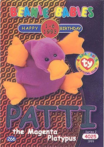 ty beanie baby patti style 4025