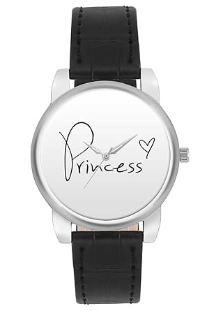 Casual Analogue White & Black Dial Women's Watch - 2005565903-RS3-S-BLK