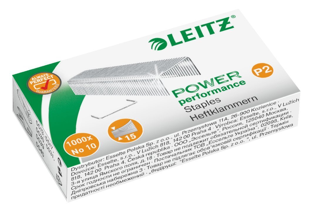 Leitz Staples Available in Various Sizes and Quantities, No10, 1