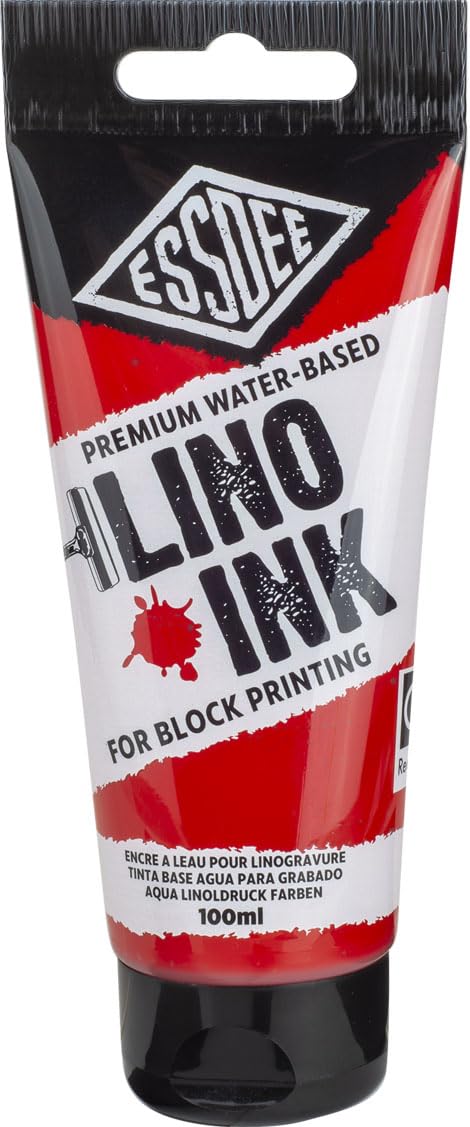Essdee Premium Quality Block Printing Ink (Red 100 ml)